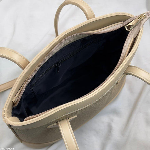 HBGP00063 Wheat Beige Weave Tote