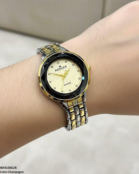 WHL00628 ZWA Round Two Tone Women's Watch - WHL