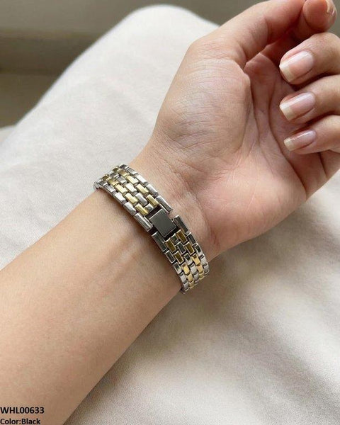 WHL00633 ZWA Round Rhinestone Dial Women's Watch - WHL