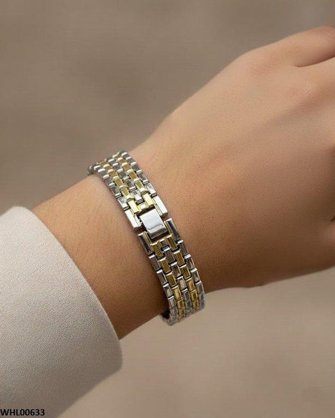 WHL00633 ZWA Round Rhinestone Dial Women's Watch - WHL