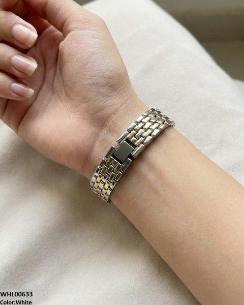 WHL00633 ZWA Round Rhinestone Dial Women's Watch - WHL