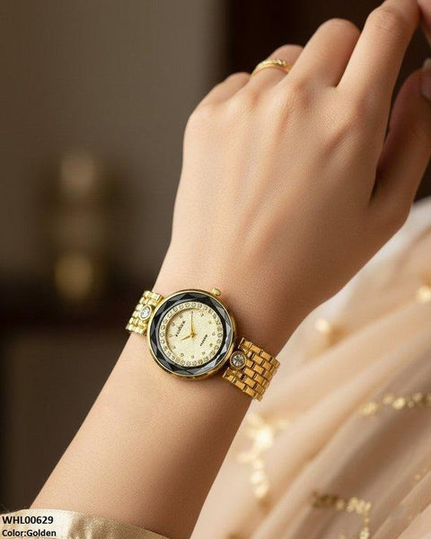 WHL00629 ZWA Round Stone Dial Women's Watch - WHL