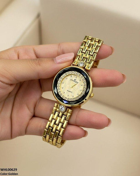 WHL00629 ZWA Round Stone Dial Women's Watch - WHL