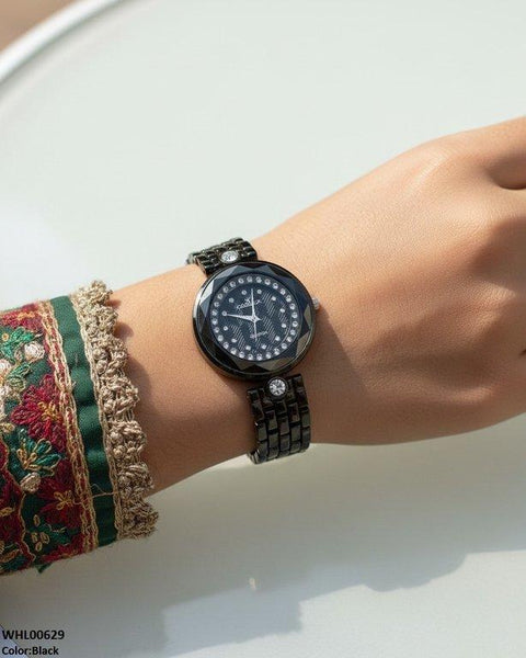 WHL00629 ZWA Round Stone Dial Women's Watch - WHL