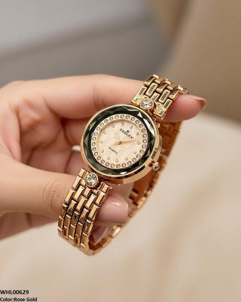 WHL00629 ZWA Round Stone Dial Women's Watch - WHL