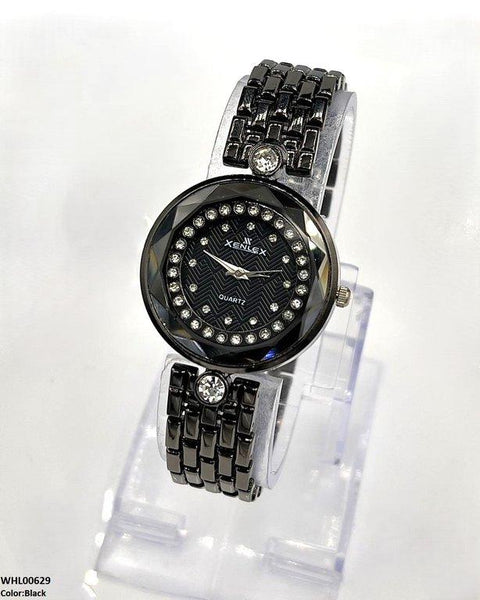 WHL00629 ZWA Round Stone Dial Women's Watch - WHL