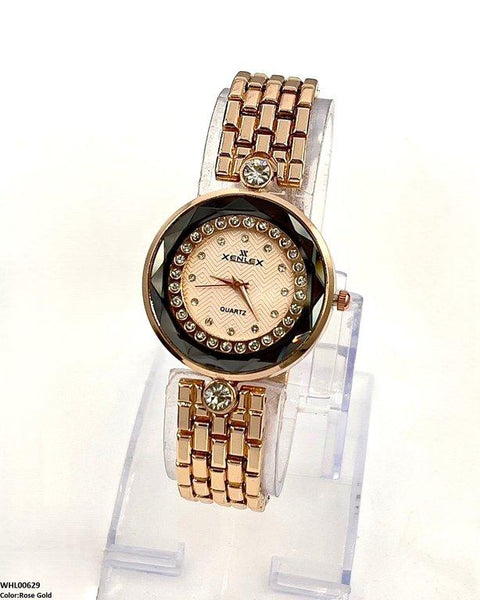WHL00629 ZWA Round Stone Dial Women's Watch - WHL