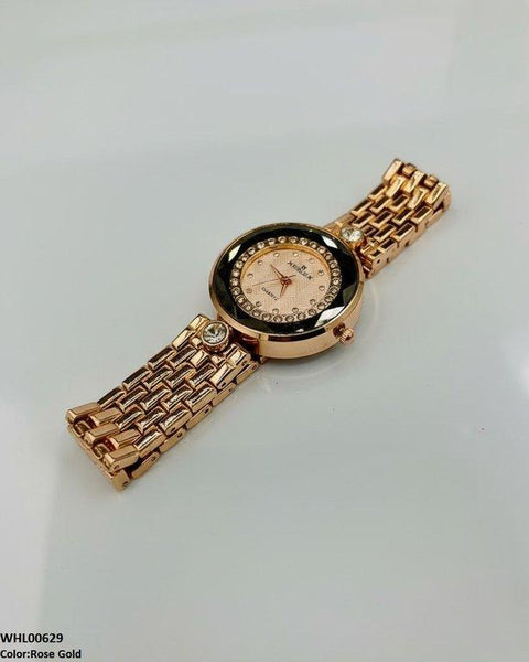 WHL00629 ZWA Round Stone Dial Women's Watch - WHL