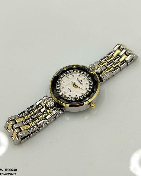 WHL00630 ZWA Round Stone Dial Women's Watch - WHL