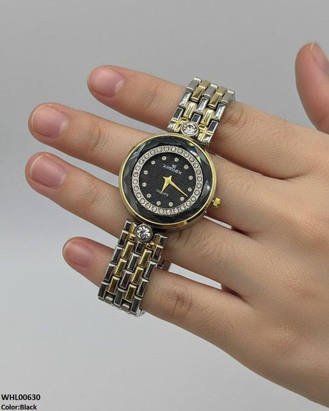 WHL00630 ZWA Round Stone Dial Women's Watch - WHL