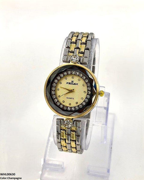 WHL00630 ZWA Round Stone Dial Women's Watch - WHL