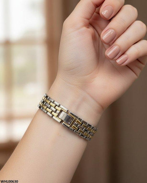 WHL00630 ZWA Round Stone Dial Women's Watch - WHL