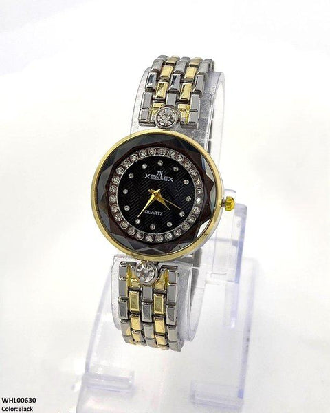WHL00630 ZWA Round Stone Dial Women's Watch - WHL