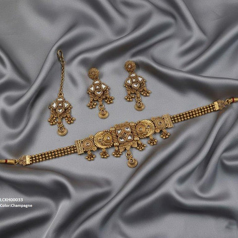 LCKH00033 ANI Square/Tear Drop Choker Set - LCKH