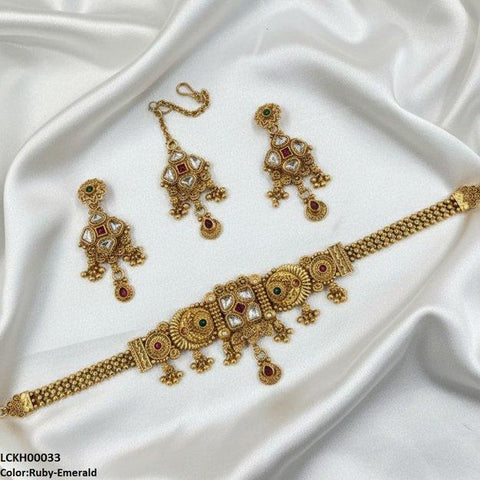 LCKH00033 ANI Square/Tear Drop Choker Set - LCKH