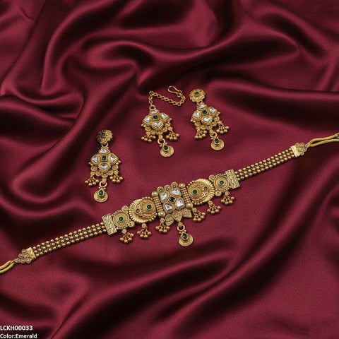 LCKH00033 ANI Square/Tear Drop Choker Set - LCKH