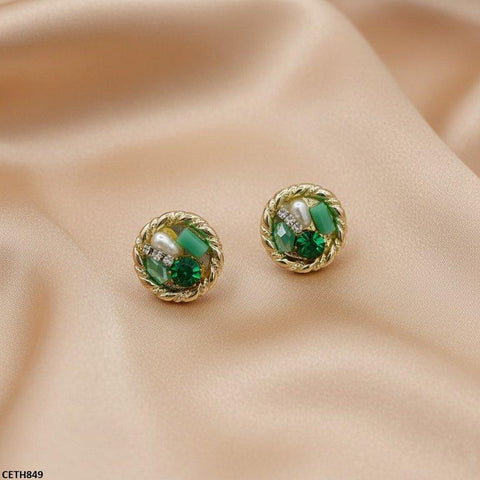 CETH849 HJF Round Tops Pair - CETH