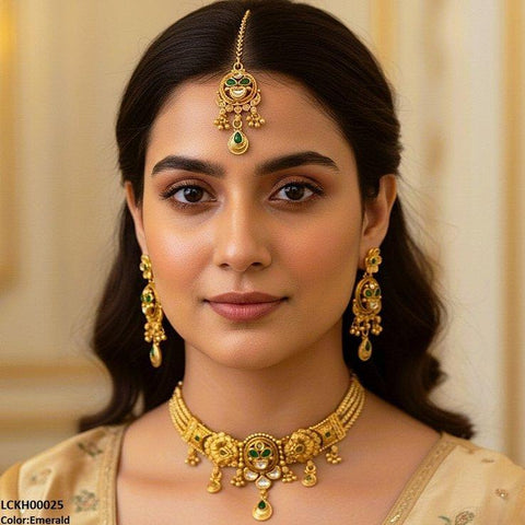 LCKH00025 ANI Moon/Tear Flower Choker Set - LCKH