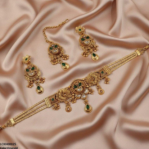 LCKH00025 ANI Moon/Tear Flower Choker Set - LCKH