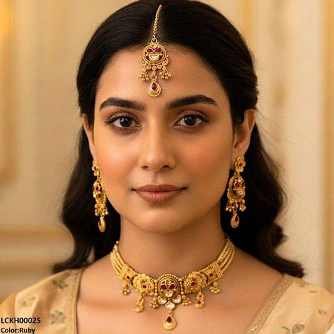 LCKH00025 ANI Moon/Tear Flower Choker Set - LCKH