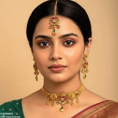 LCKH00025 ANI Moon/Tear Flower Choker Set - LCKH