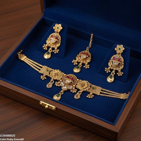 LCKH00025 ANI Moon/Tear Flower Choker Set - LCKH