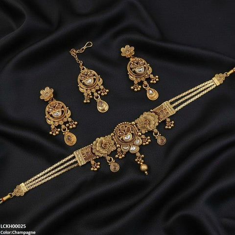 LCKH00025 ANI Moon/Tear Flower Choker Set - LCKH