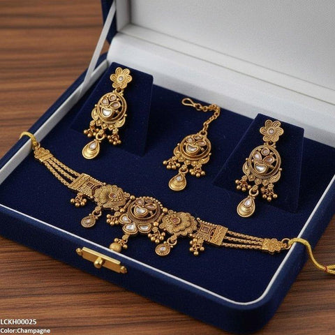 LCKH00025 ANI Moon/Tear Flower Choker Set - LCKH