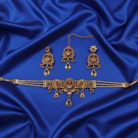 LCKH00025 ANI Moon/Tear Flower Choker Set - LCKH