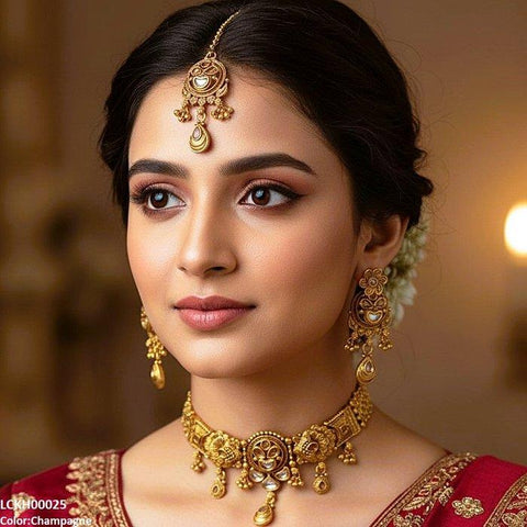 LCKH00025 ANI Moon/Tear Flower Choker Set - LCKH