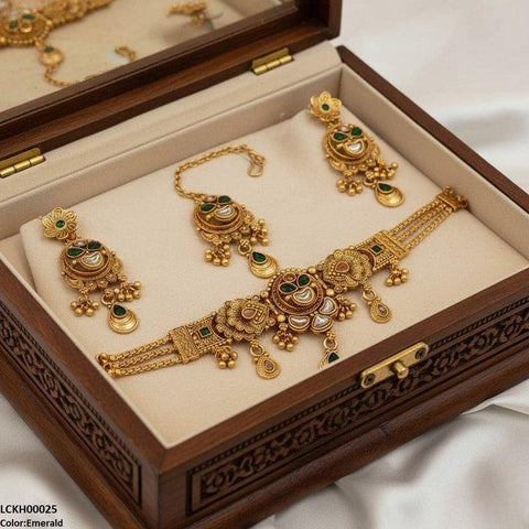 LCKH00025 ANI Moon/Tear Flower Choker Set - LCKH