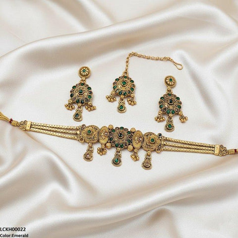 LCKH00022 ANI Tear Flower Choker Set - LCKH