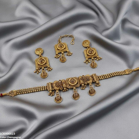 LCKH00023 ANI Tear Flower Choker Set - LCKH