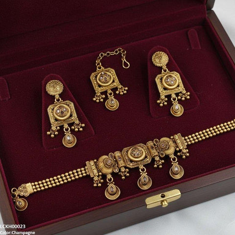 LCKH00023 ANI Tear Flower Choker Set - LCKH