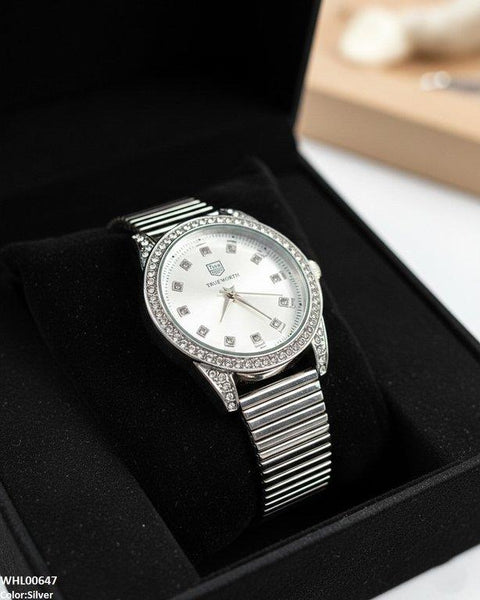 WHL00647 ZWA Round Stone Shafal Chain Women's Watch - WHL