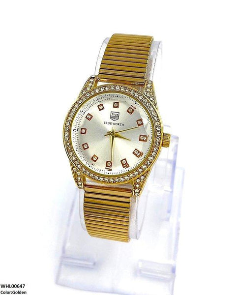 WHL00647 ZWA Round Stone Shafal Chain Women's Watch - WHL