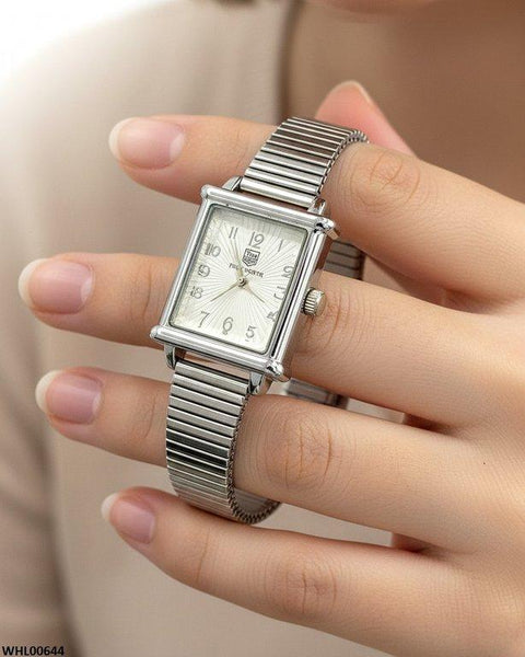 WHL00644 ZWA Square Flower Shafal Chain Women's Watch - WHL