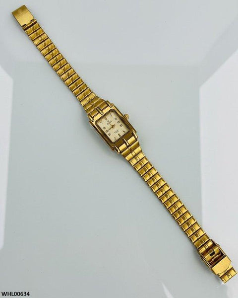 WHL00634 IWA Rectangle Champagne Dial Women's Watch - WHL