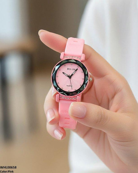 WHL00658 ZWA Round Stone Dial Women's Watch - WHL