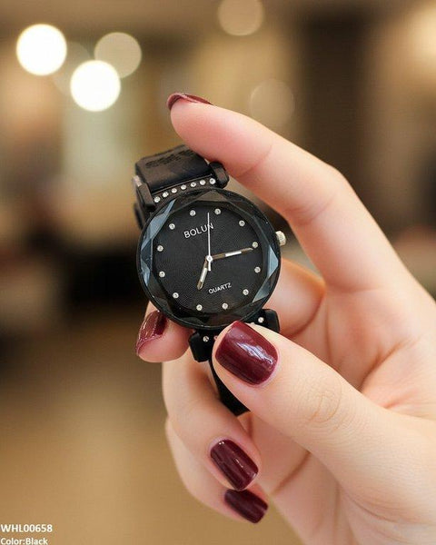 WHL00658 ZWA Round Stone Dial Women's Watch - WHL