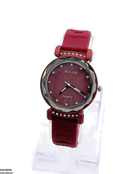 WHL00658 ZWA Round Stone Dial Women's Watch - WHL