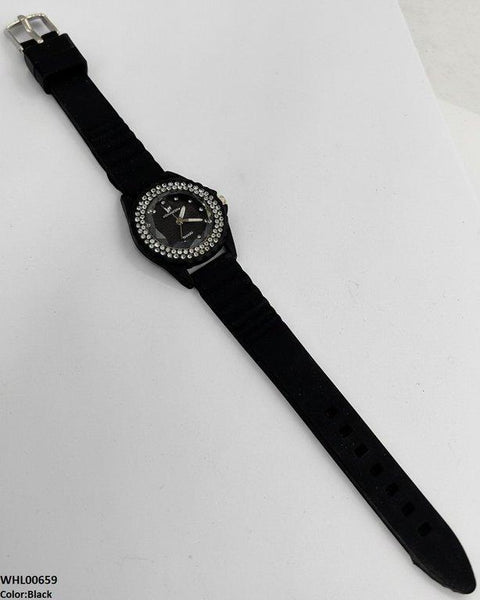 WHL00659 ZWA Round Rhinestone Women's Watch - WHL