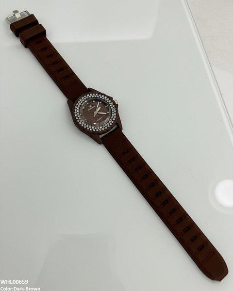 WHL00659 ZWA Round Rhinestone Women's Watch - WHL