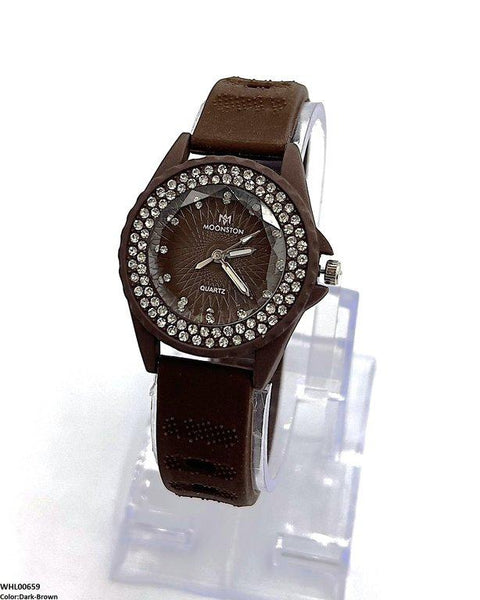 WHL00659 ZWA Round Rhinestone Women's Watch - WHL