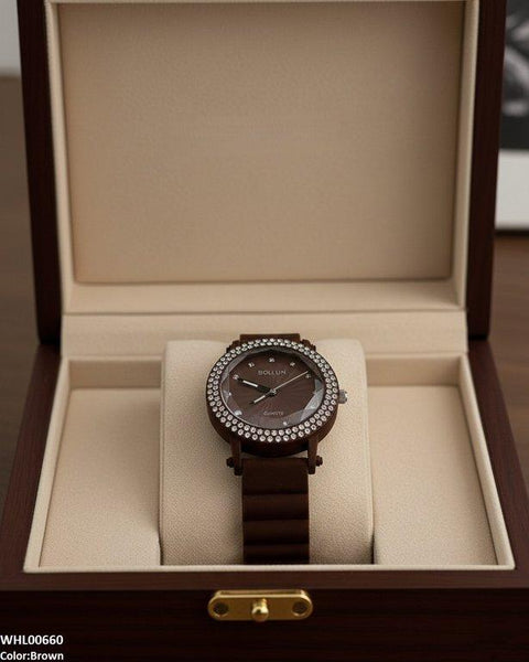 WHL00660 ZWA Round Stone  Women's Watch - WHL