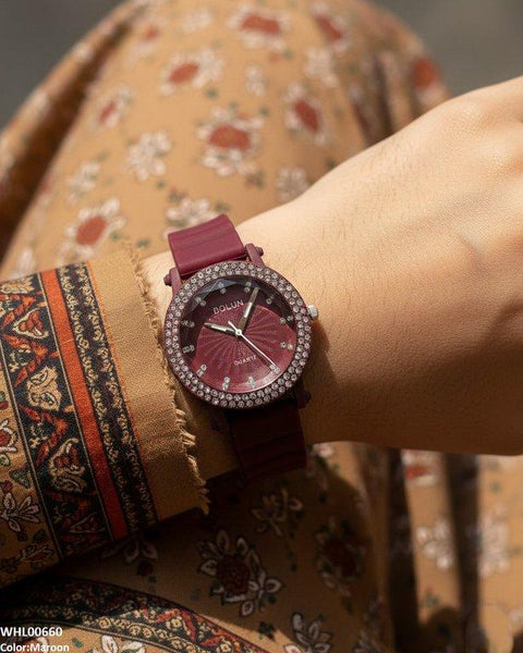 WHL00660 ZWA Round Stone  Women's Watch - WHL