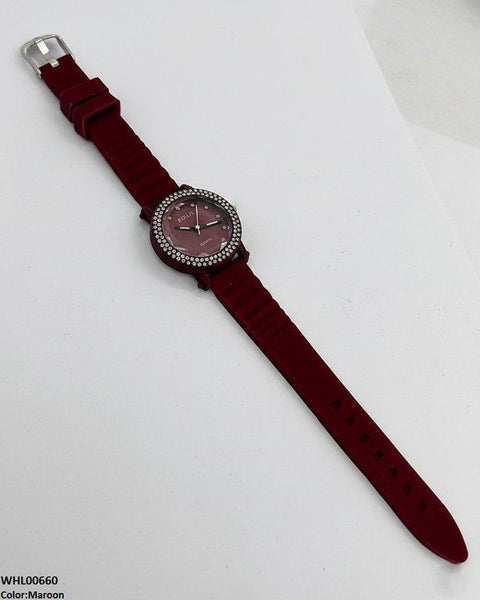 WHL00660 ZWA Round Stone  Women's Watch - WHL
