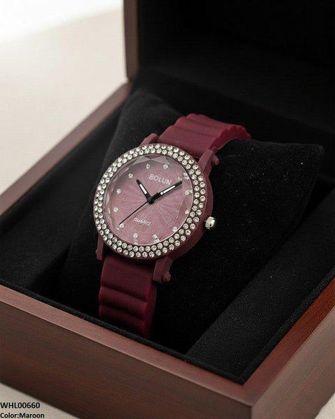 WHL00660 ZWA Round Stone  Women's Watch - WHL