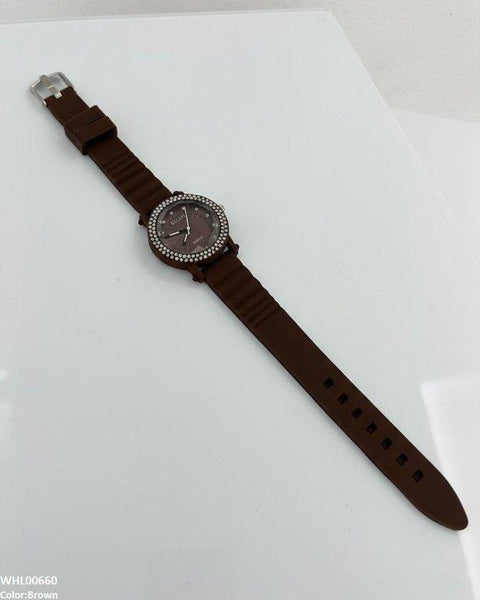 WHL00660 ZWA Round Stone  Women's Watch - WHL