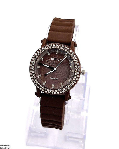 WHL00660 ZWA Round Stone  Women's Watch - WHL